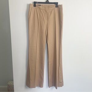 ESCADA Heritage Equestrian Beige Caramel Dress Pants Size 38 Wide Leg
